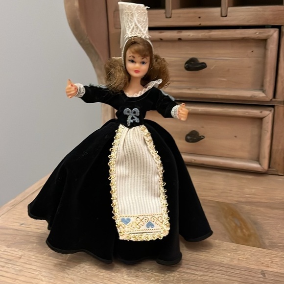 Vintage Flagg International Doll France Original Box 8” Tall Flexible Play Dolls - Picture 2 of 11